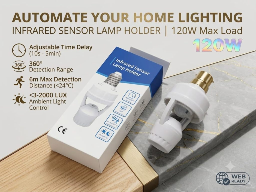 infared sensor lamp holder 220v ac