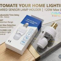 infared sensor lamp holder 220v ac