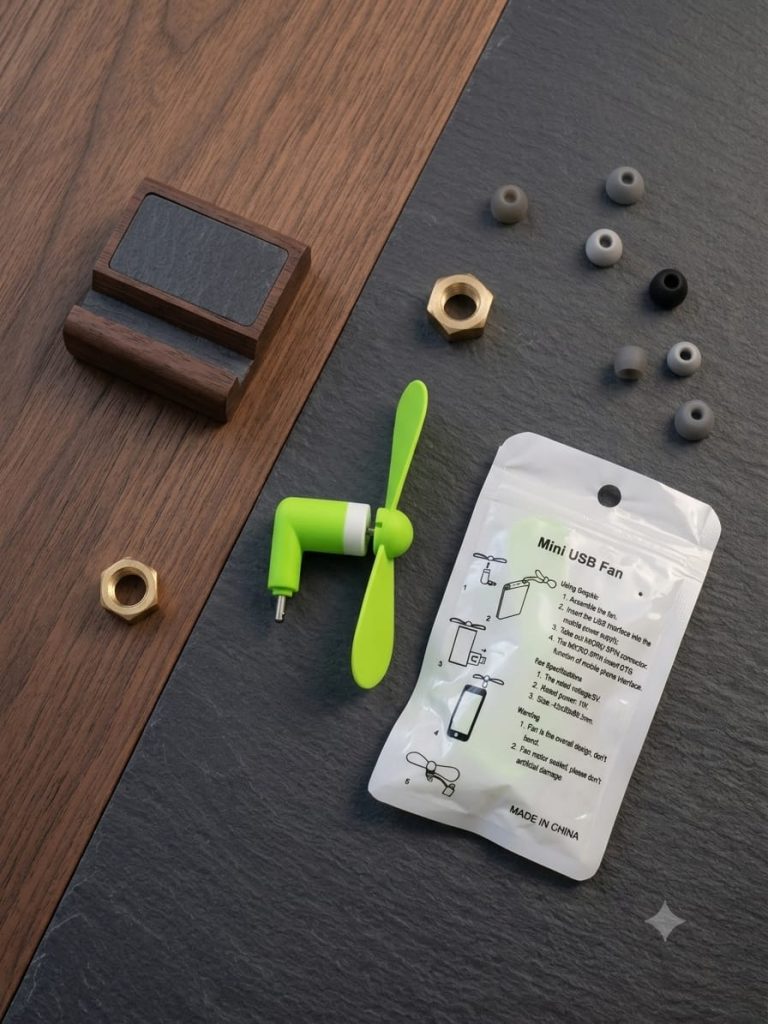 Mini type c otg fan