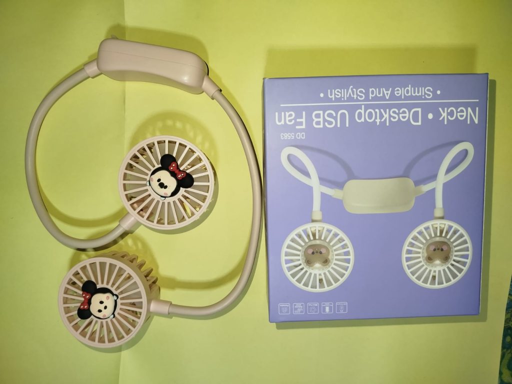 mini neckband fan